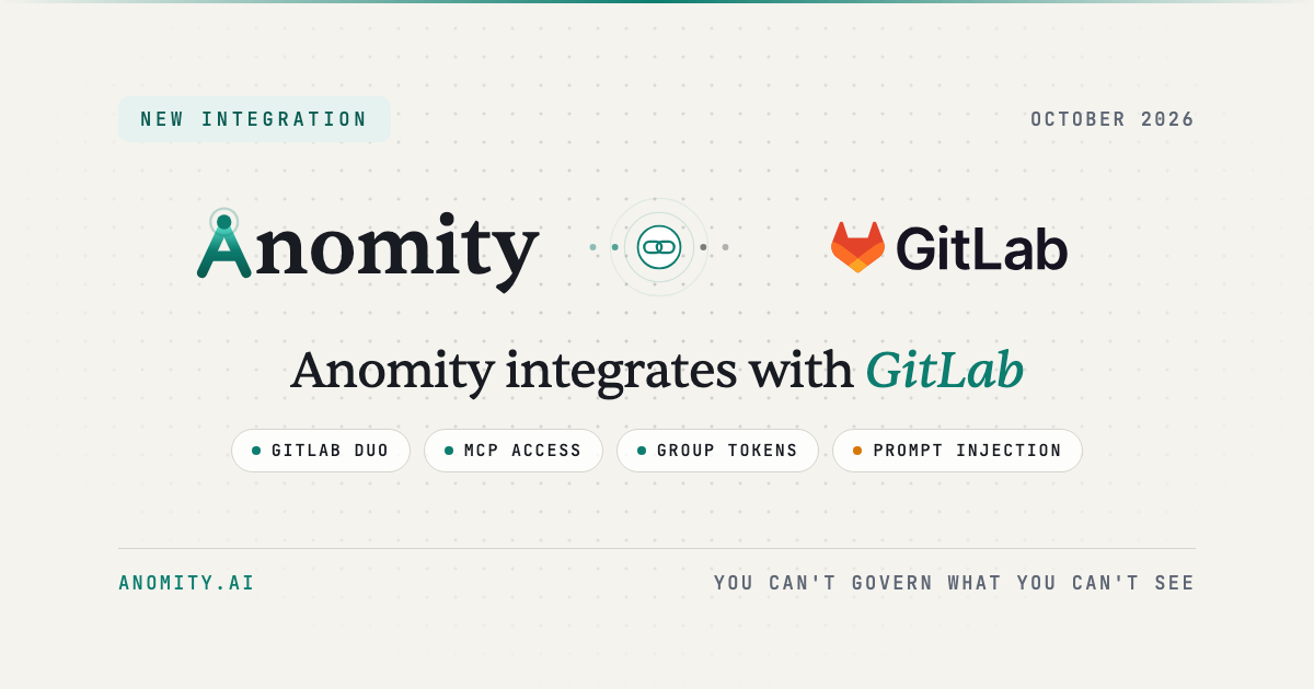 Anomity robot illustrating Anomity Integrates with GitLab