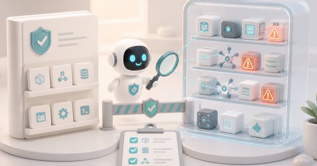 Anomity robot illustrating Agentic Resource Discovery: Why Self-Published Catalogs Are Not Enough