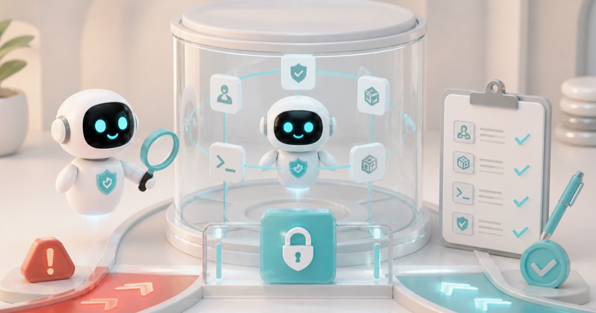 Anomity robot illustrating Autonomous Security Agents Are Agents Too