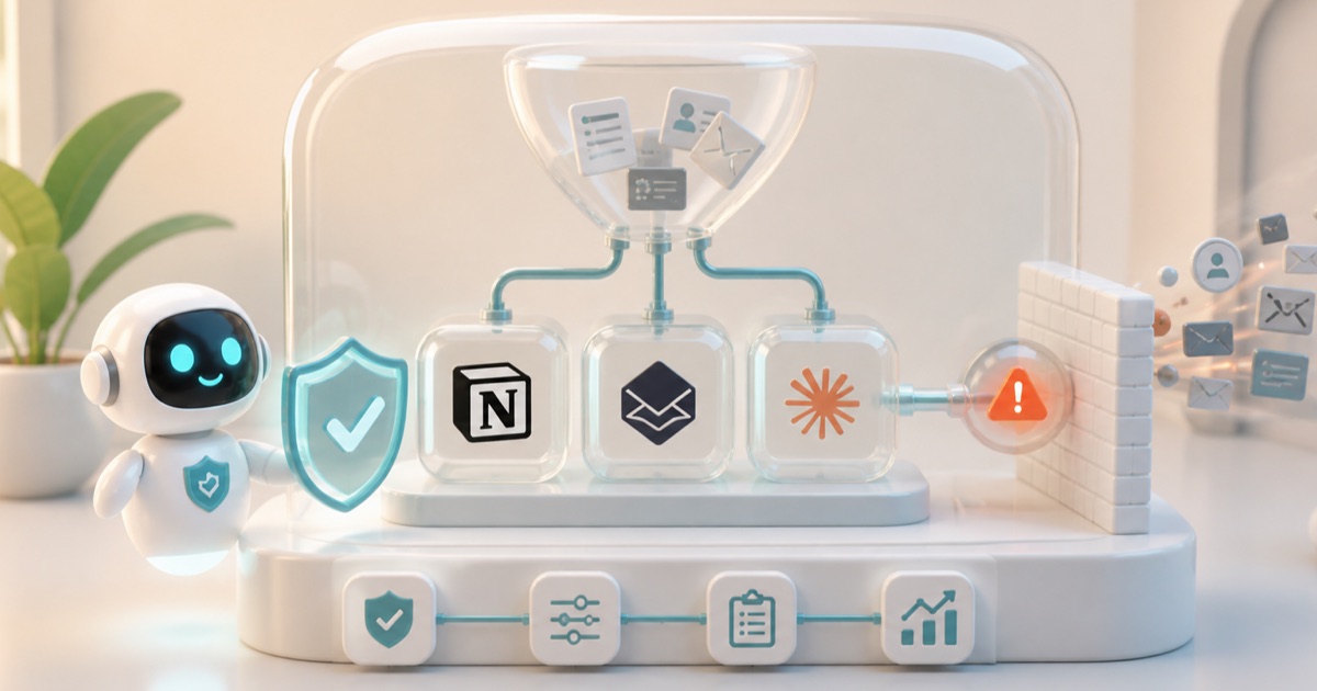 Anomity robot illustrating The Lethal Trifecta in Production: Why Notion AI, Superhuman, and Claude Cowork Fell the Same Way