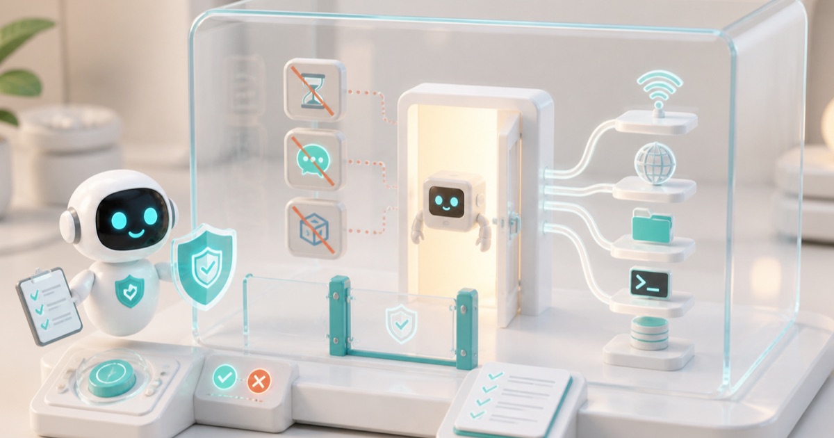 Anomity robot illustrating OpenAI Codex Full-Access Mode and the Trust Boundary