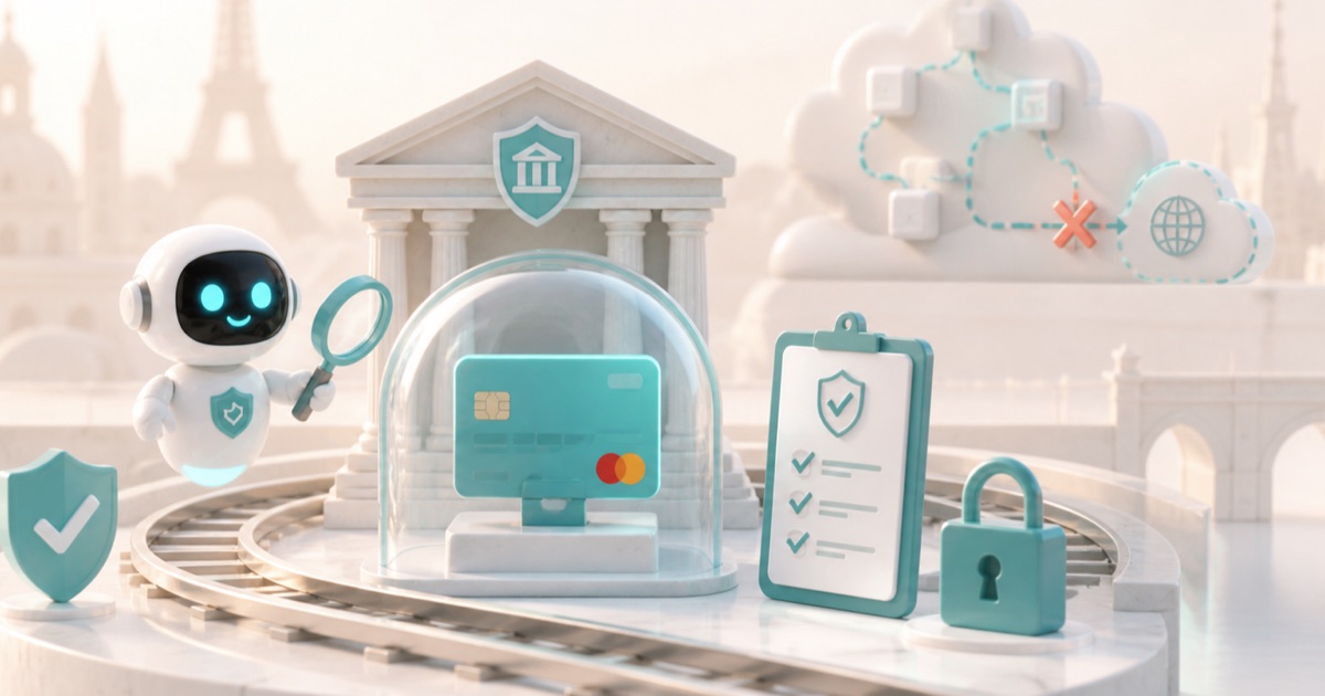 Anomity robot illustrating Europe's First Live Agentic Payment: What Santander and Mastercard Actually Proved