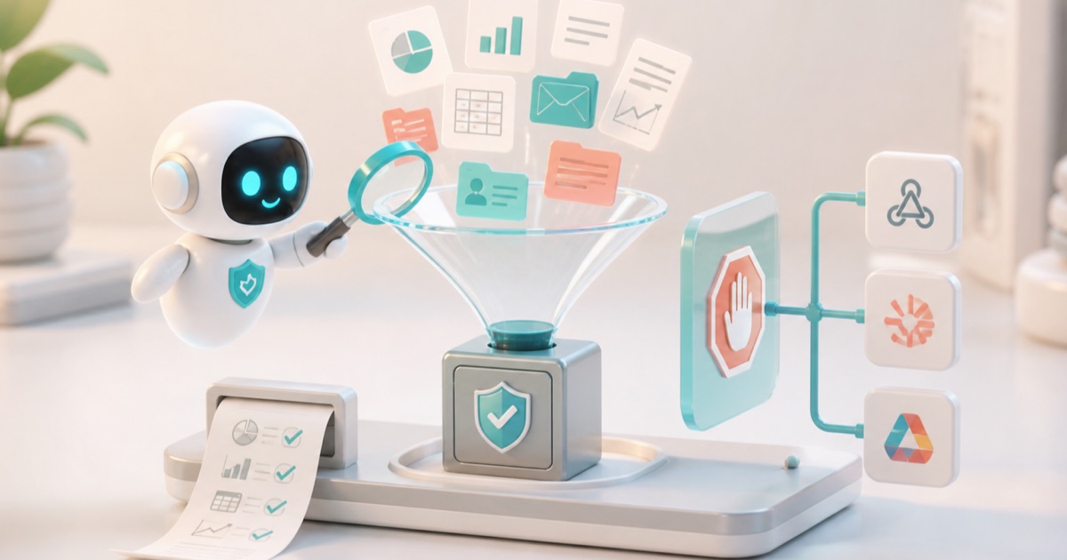Anomity robot illustrating Shadow AI Data Exposure: What Employees Are Actually Pasting Into ChatGPT, Claude, and Copilot